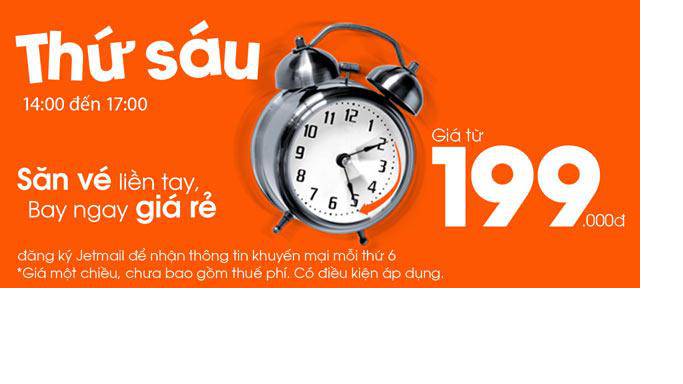 Chặng bay khuyến mại -  Vé may bay Jetstar